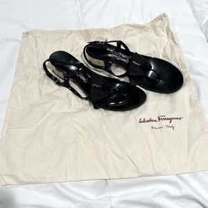 Pre loved Ferragamo jelly sandals size 8